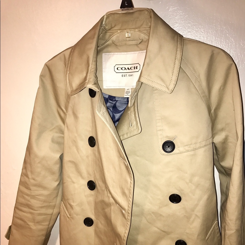 Coach Women's/Petite Mid Trench Coat